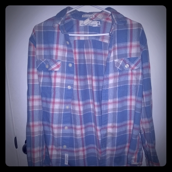 H&M Flanel in Light Blue and Pink - Picture 1 of 2